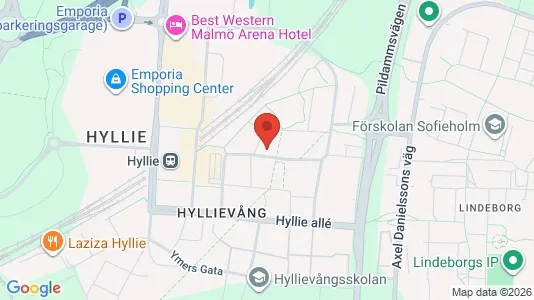 Apartments for rent i Hyllie - kort over placeringen