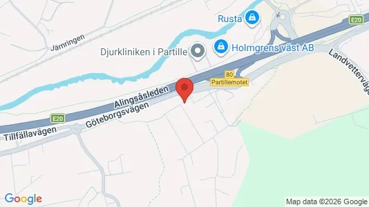 Apartments for rent i Partille - kort over placeringen