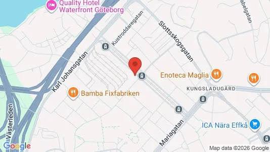 Apartments for rent i Majorna-Linné - kort over placeringen