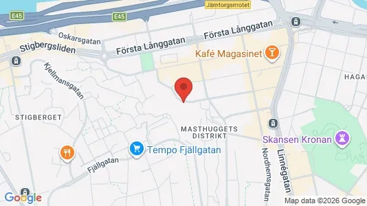Apartments for rent i Gothenburg City Centre - kort over placeringen