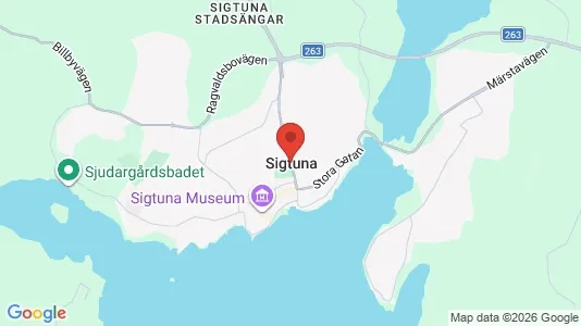 Apartments for rent i Sigtuna - kort over placeringen