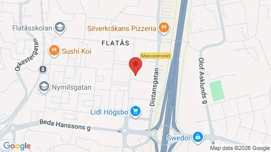 Apartments for rent i Askim-Frölunda-Högsbo - kort over placeringen