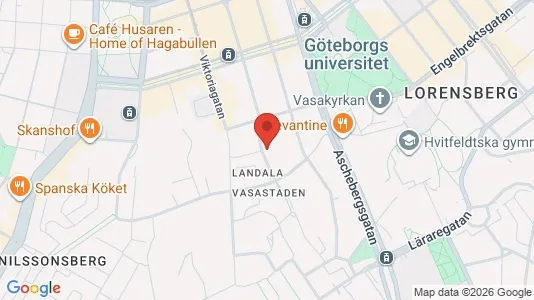 Apartments for rent i Gothenburg City Centre - kort over placeringen