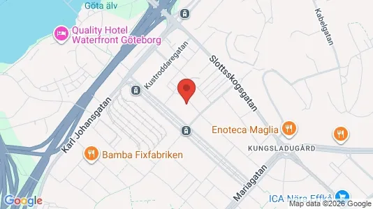 Apartments for rent i Majorna-Linné - kort over placeringen