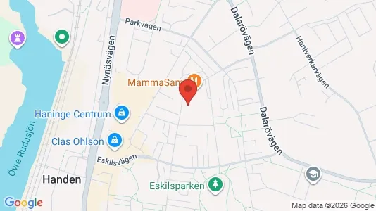 Apartments for rent i Haninge - kort over placeringen