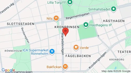 Apartments for rent i Malmö City - kort over placeringen