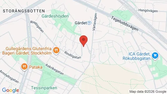 Apartments for rent i Gärdet/Djurgården - kort over placeringen