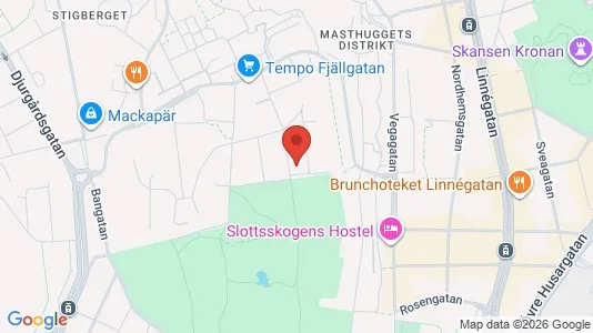 Apartments for rent i Majorna-Linné - kort over placeringen