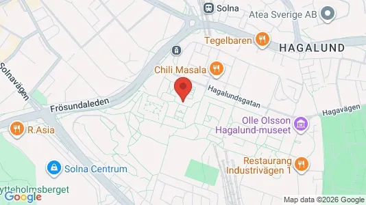 Apartments for rent i Solna - kort over placeringen