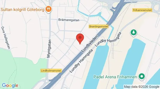 Apartments for rent i Lundby - kort over placeringen