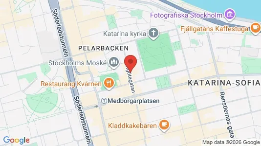 Apartments for rent i Södermalm - kort over placeringen