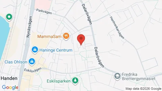 Apartments for rent i Haninge - kort over placeringen