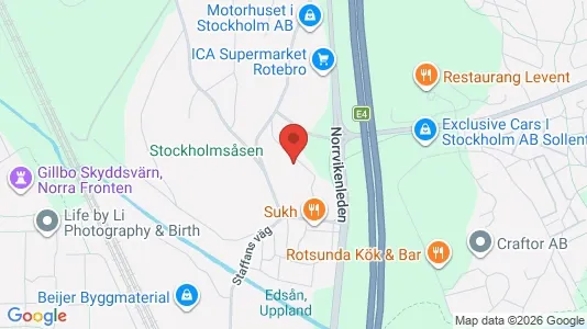 Apartments for rent i Sollentuna - kort over placeringen