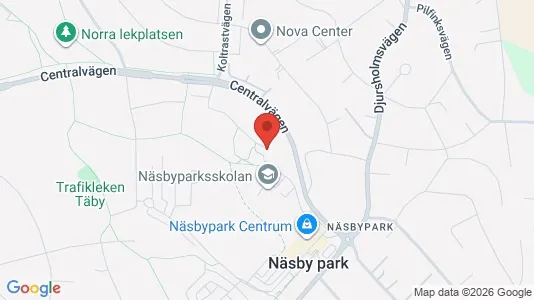 Apartments for rent i Täby - kort over placeringen