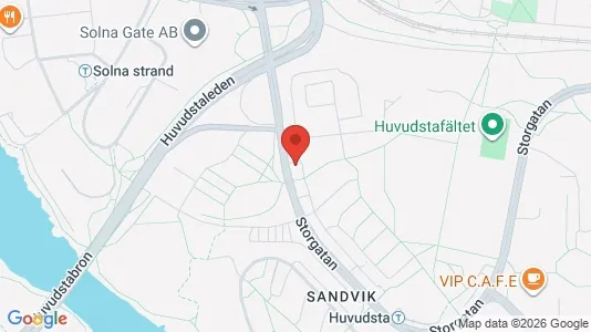 Apartments for rent i Solna - kort over placeringen