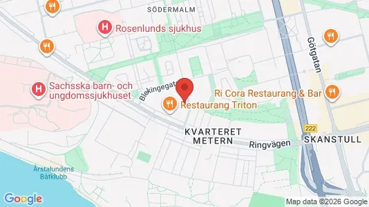 Apartments for rent i Södermalm - kort over placeringen