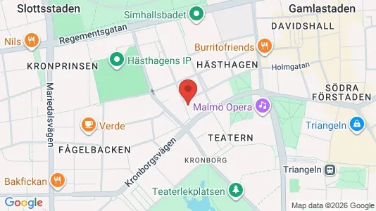 Apartments for rent i Malmö City - kort over placeringen