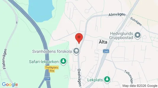 Apartments for rent i Nacka - kort over placeringen