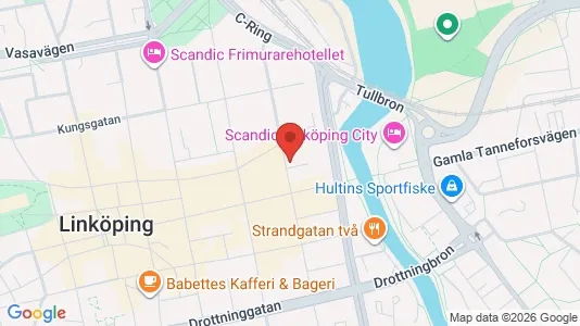 Apartments for rent i Linköping - kort over placeringen