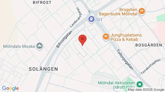 Apartments for rent i Mölndal - kort over placeringen