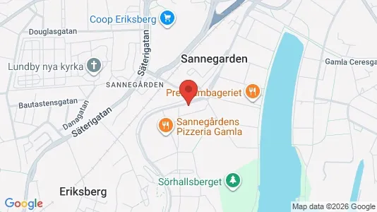 Apartments for rent i Lundby - kort over placeringen
