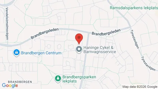 Apartments for rent i Haninge - kort over placeringen