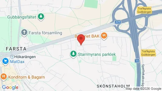 Apartments for rent i Stockholm South - kort over placeringen