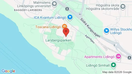 Apartments for rent i Lidingö - kort over placeringen