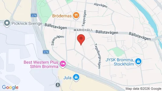 Apartments for rent i Stockholm West - kort over placeringen
