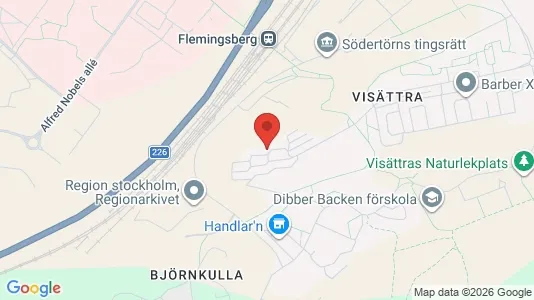 Apartments for rent i Huddinge - kort over placeringen