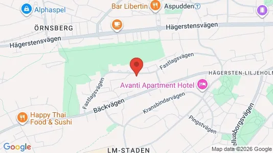 Apartments for rent i Stockholm South - kort over placeringen