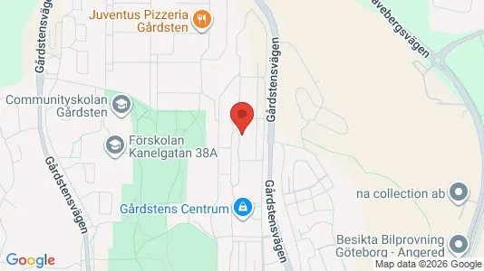 Apartments for rent i Angered - kort over placeringen