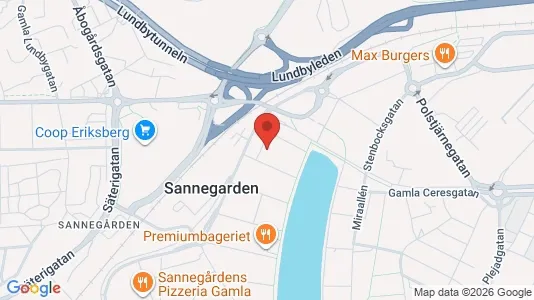Apartments for rent i Lundby - kort over placeringen