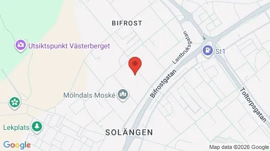 Apartments for rent i Mölndal - kort over placeringen