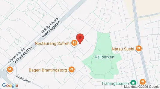 Apartments for rent i Uppsala - kort over placeringen