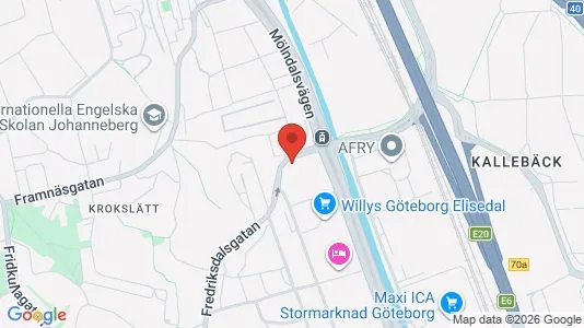 Apartments for rent i Johanneberg - kort over placeringen