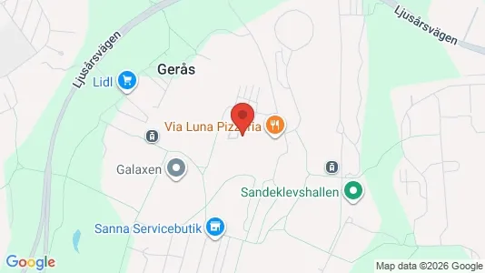 Apartments for rent i Gothenburg East - kort over placeringen