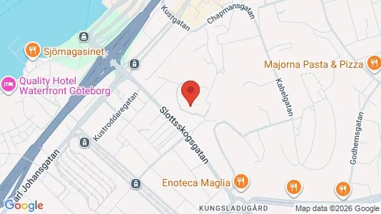 Apartments for rent i Majorna-Linné - kort over placeringen