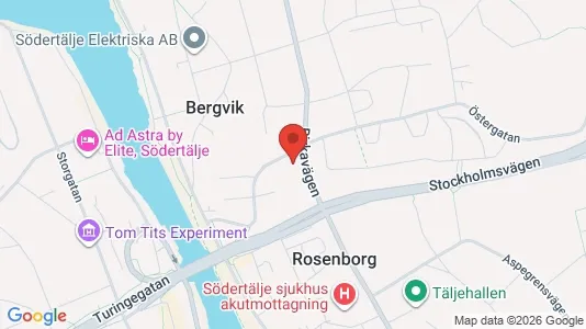 Apartments for rent i Södertälje - kort over placeringen
