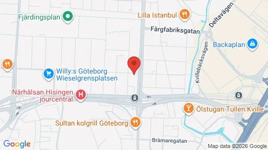 Apartments for rent i Lundby - kort over placeringen