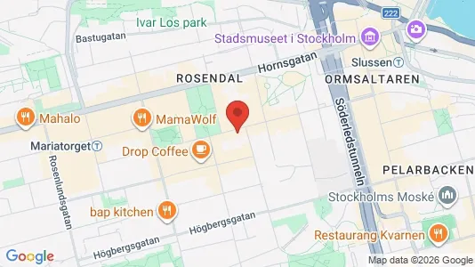 Apartments for rent i Södermalm - kort over placeringen
