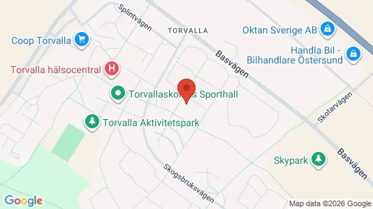 Apartments for rent i Östersund - kort over placeringen