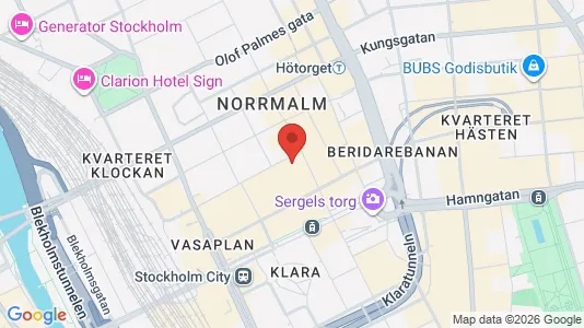 Apartments for rent i Stockholm City - kort over placeringen
