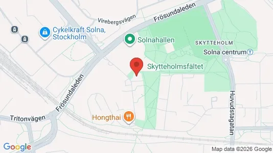 Apartments for rent i Solna - kort over placeringen