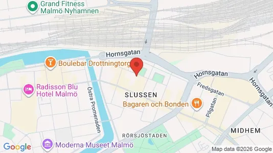 Apartments for rent i Malmö City - kort over placeringen