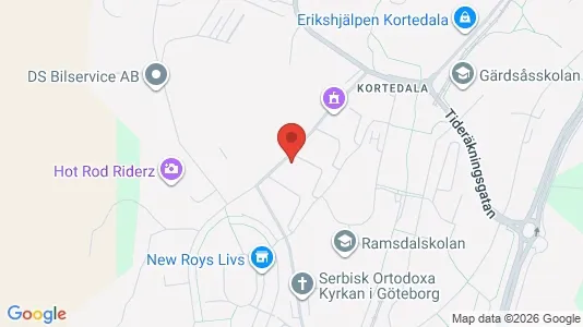 Apartments for rent i Gothenburg East - kort over placeringen