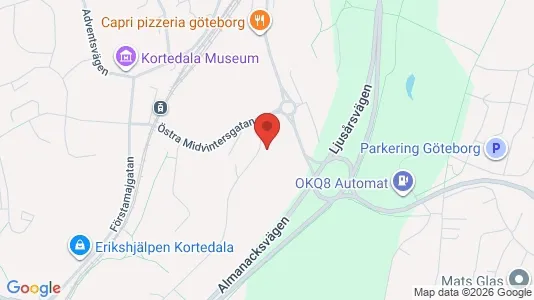 Apartments for rent i Gothenburg East - kort over placeringen