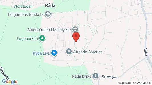 Apartments for rent i Härryda - kort over placeringen