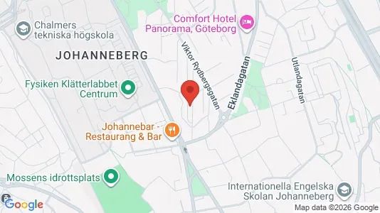 Apartments for rent i Johanneberg - kort over placeringen