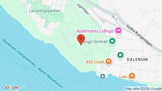 Apartments for rent i Lidingö - kort over placeringen